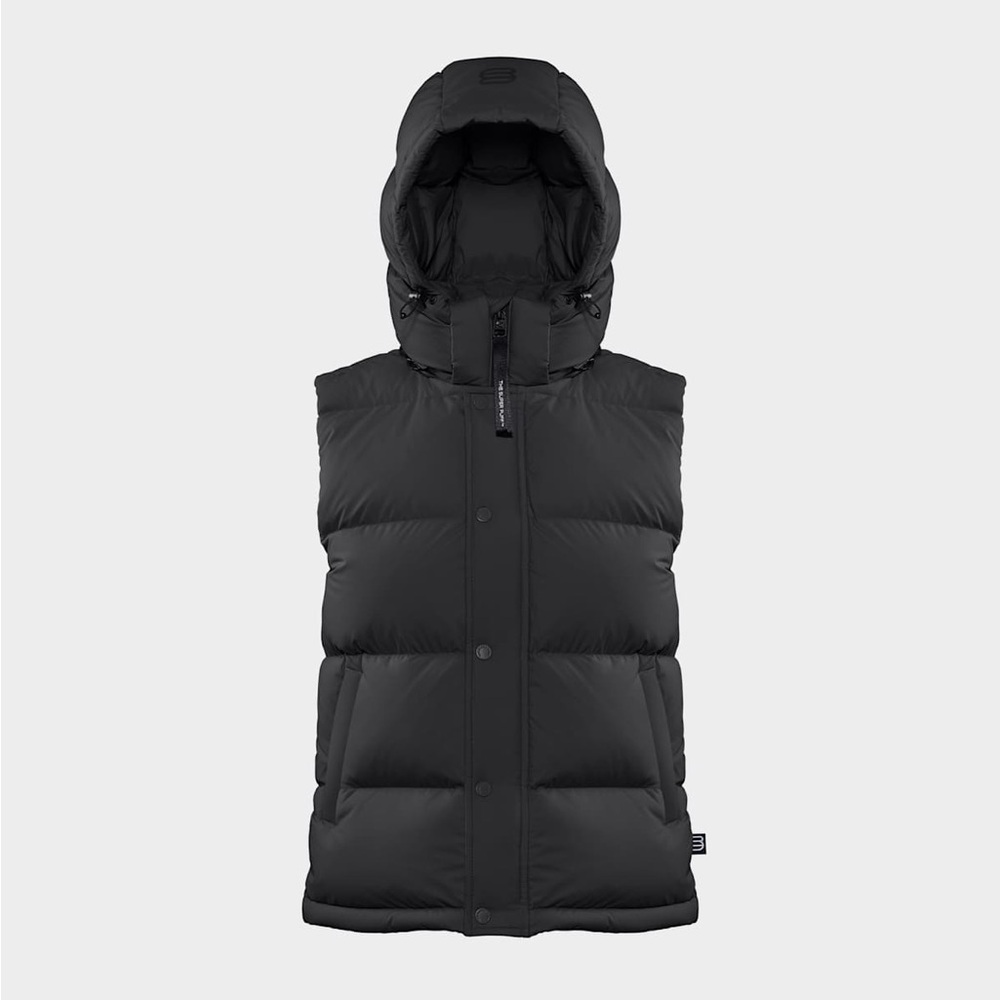 TNA Black Super Puff Vest